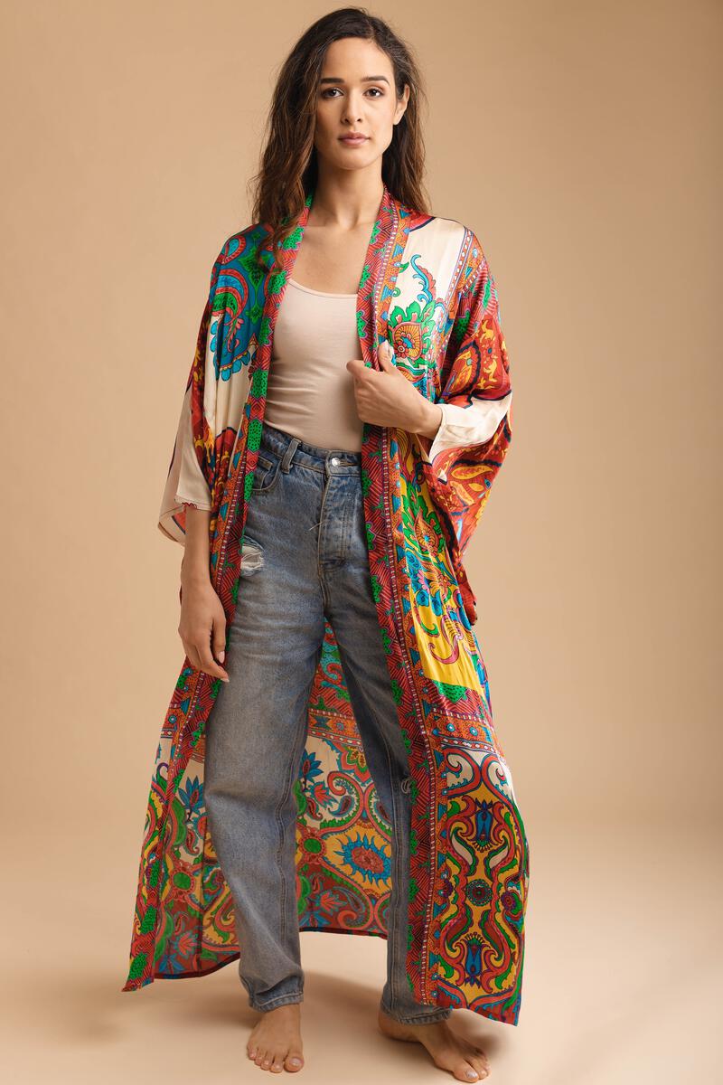 MARGO MULTI PAISLEY DUSTER