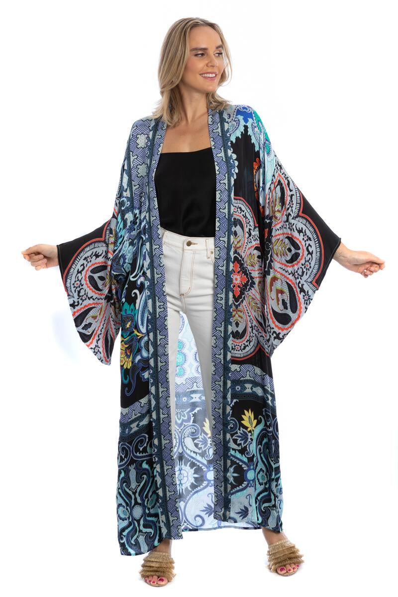 MARGO MULTI PAISLEY DUSTER