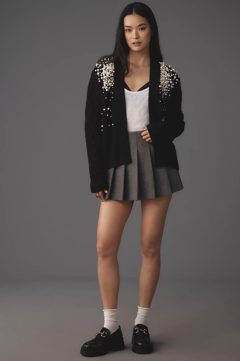 Pearl Embellished Cardigan