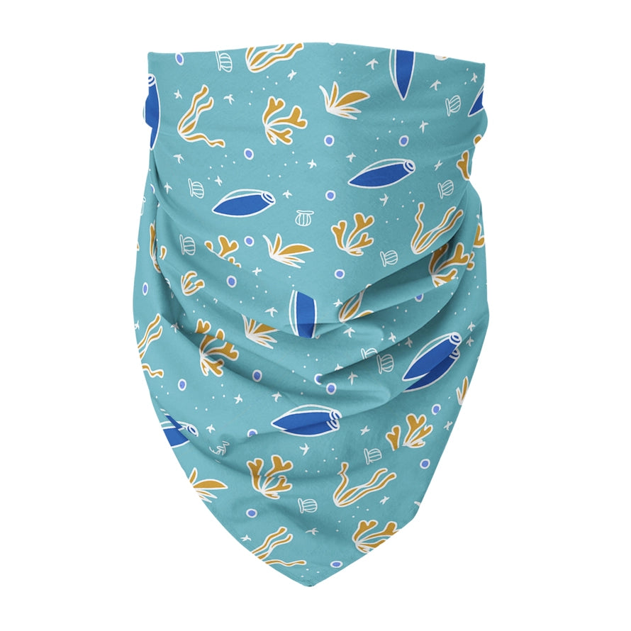 "Ocean Bubbles" Organic Pet Bandana