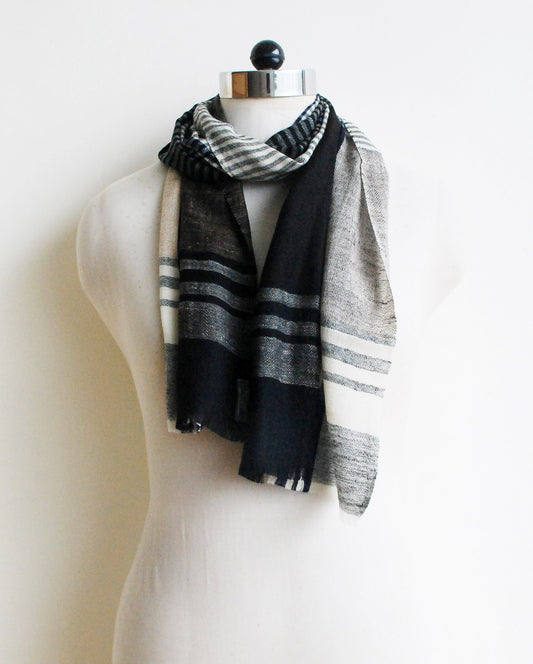 50% Cashmere 50% Wool Scarf - 1004 - 30x150
