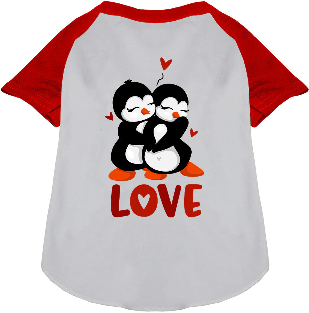 Penguin Love Pet Raglan Shirt