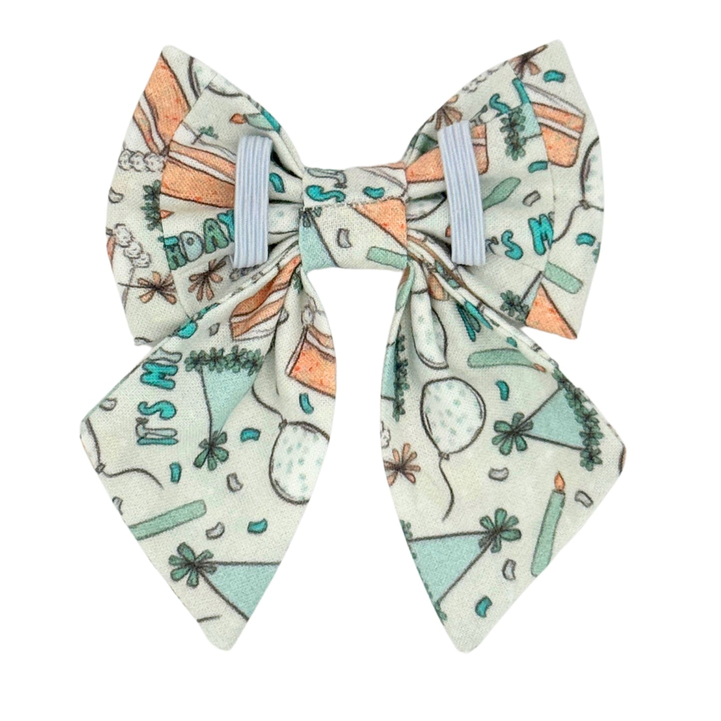 It's My Birthday Blue Sailor Bow