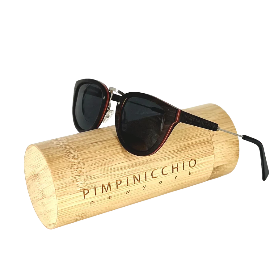 Ebony Wood Sunglasses With Black Lens