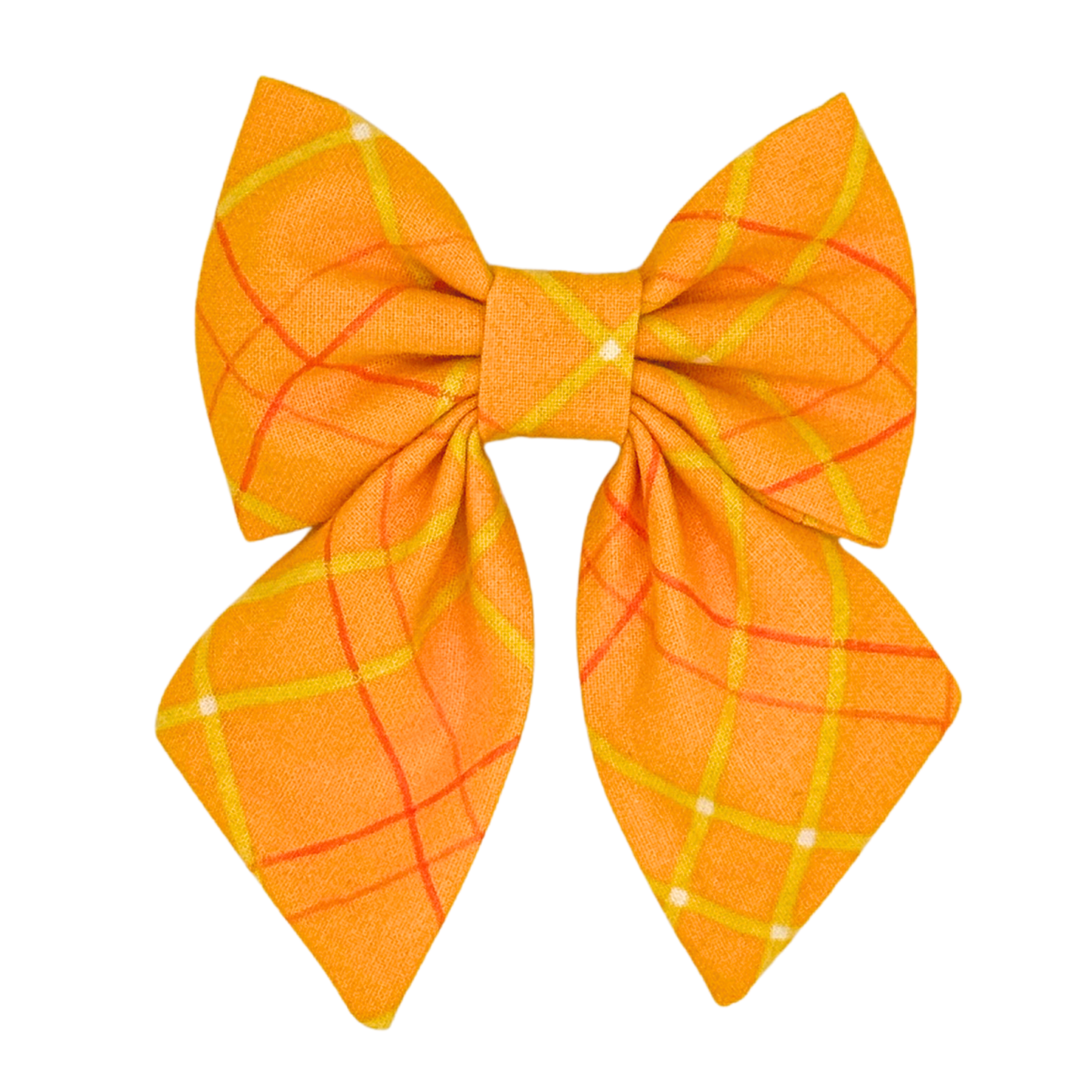 Sunburst Plaid Sailor Bow