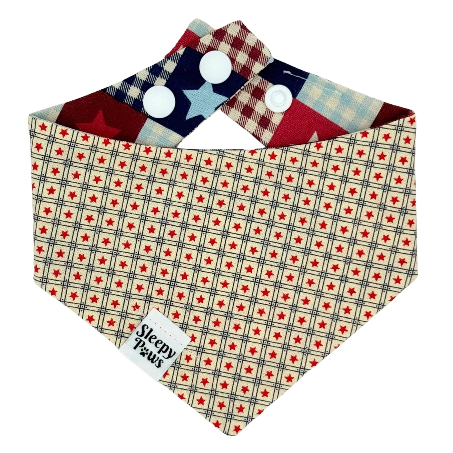 Starry Patchwork Pet Bandana