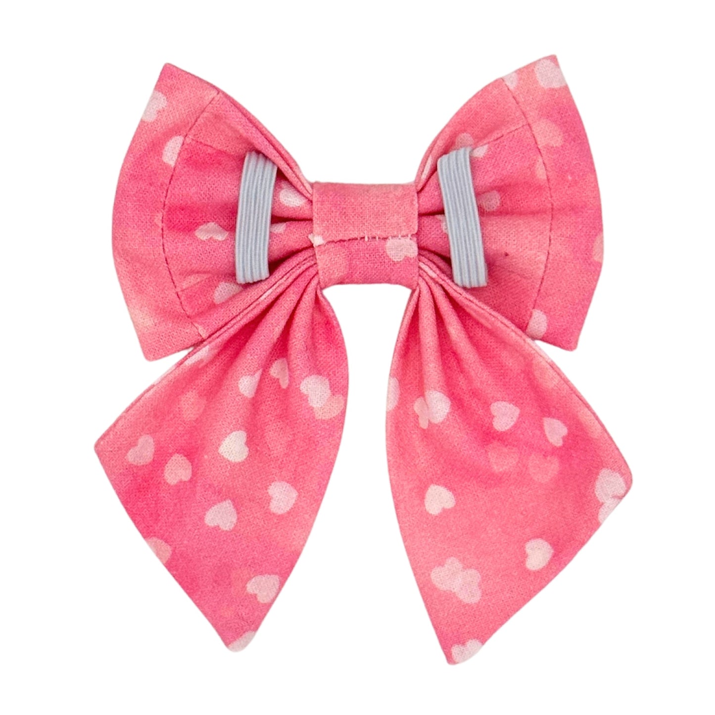 Pink Hearts Sailor Bow