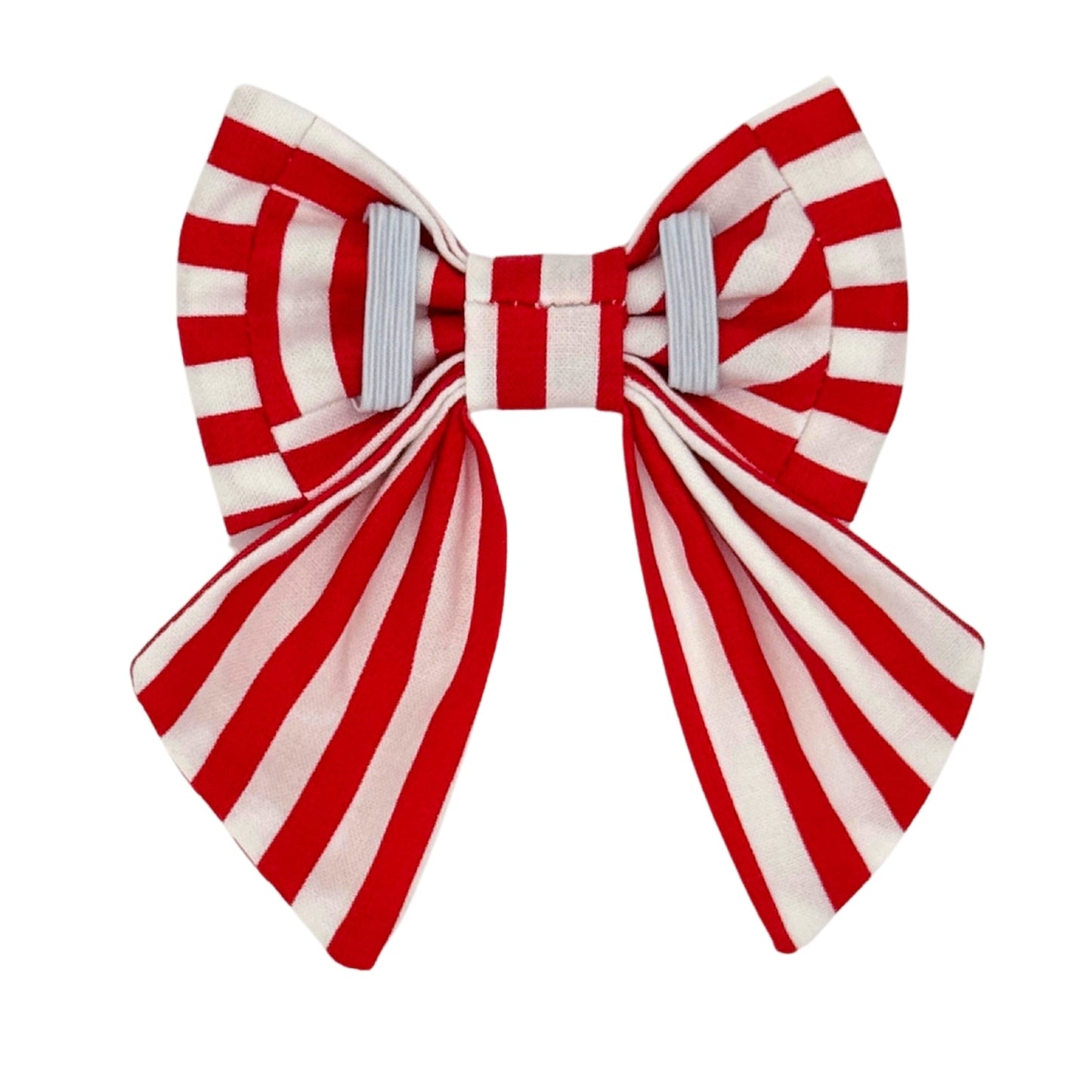 Red White and Stripes Sailor Bow