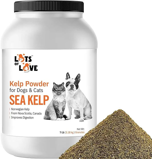 Organic Sea Kelp Powder for Dogs (7 Pounds, 3.2 KG)