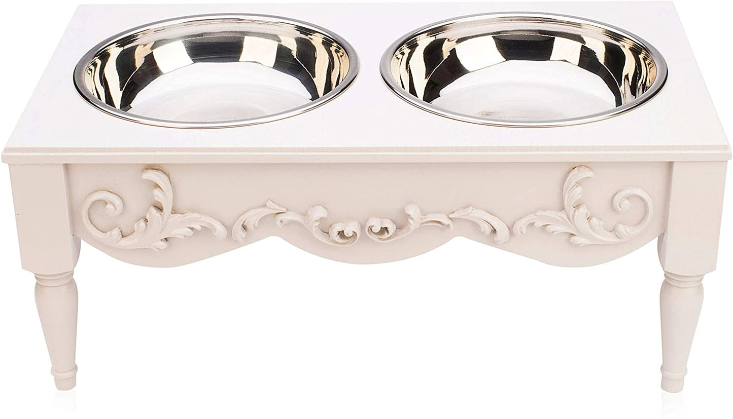 French Chic Elevated Pet Bowl / Feeder