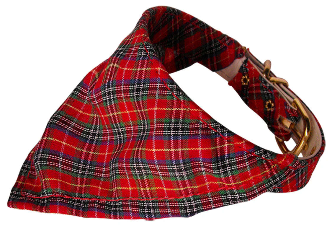 Pet and Dog Bandana Collar, "Plaids"