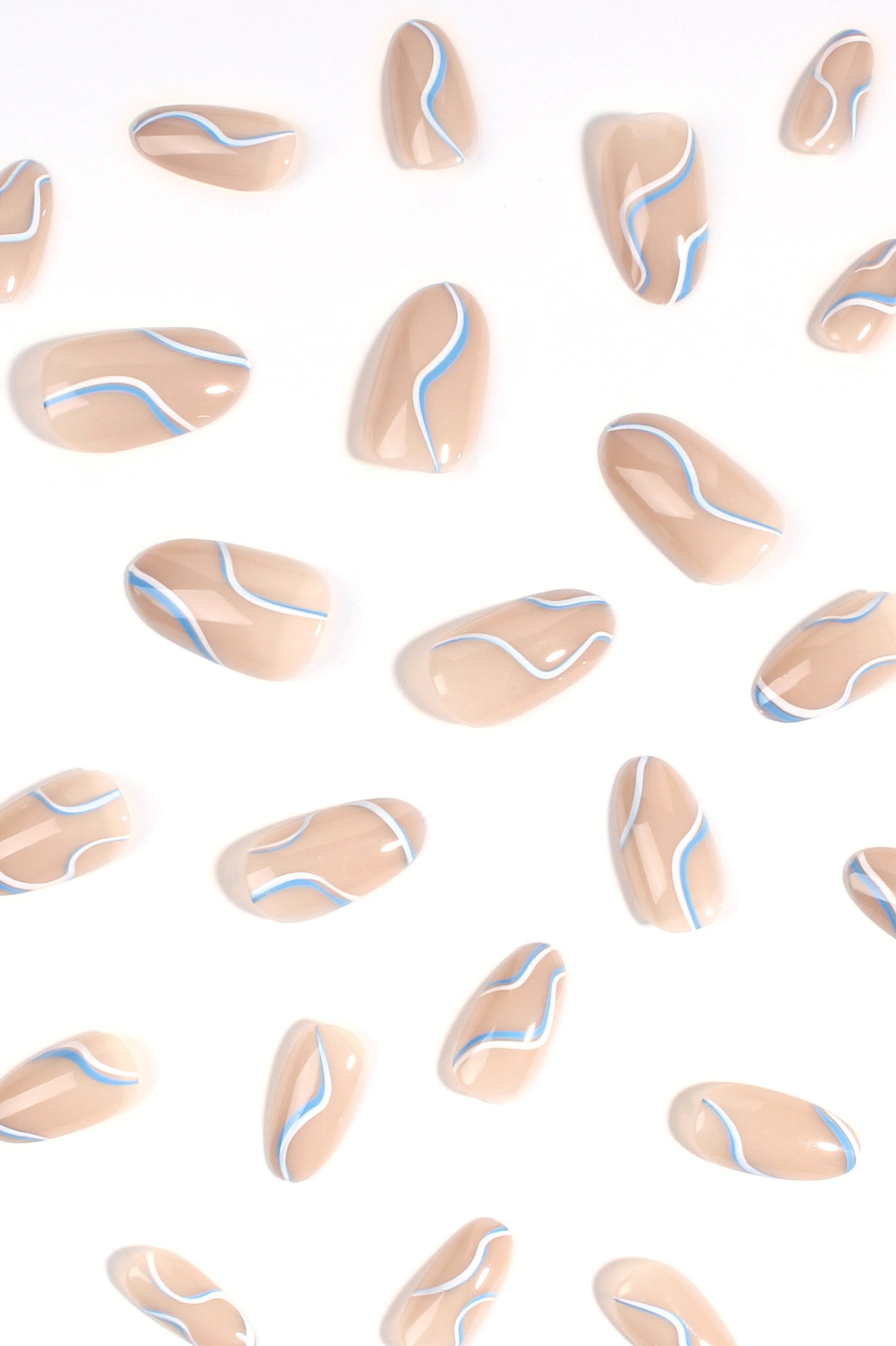 Arctic Wave | Soft & Durable Press-On Nails