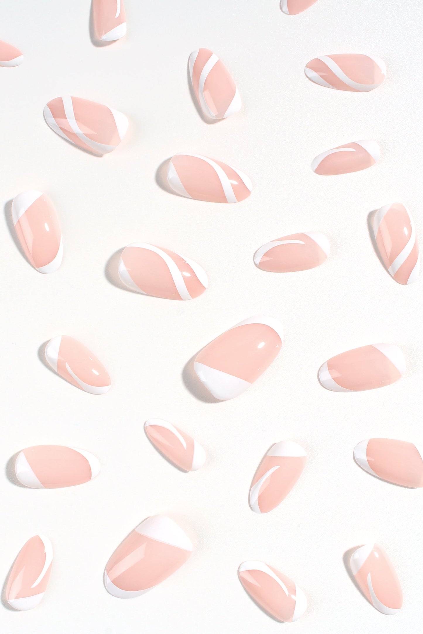 Chiffon White | Soft & Durable Press-On Nails