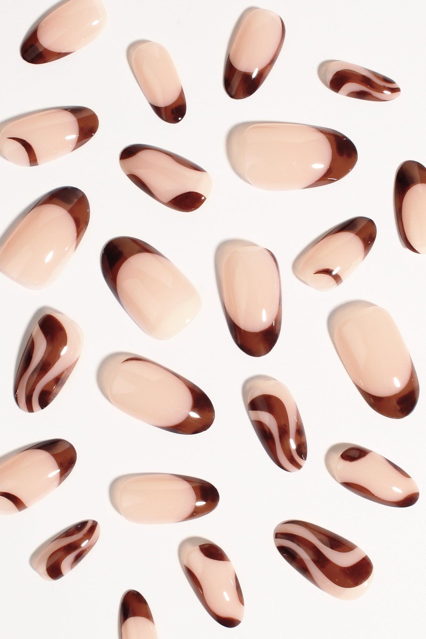 Chestnut Cascade | Soft & Durable Press-On Nails