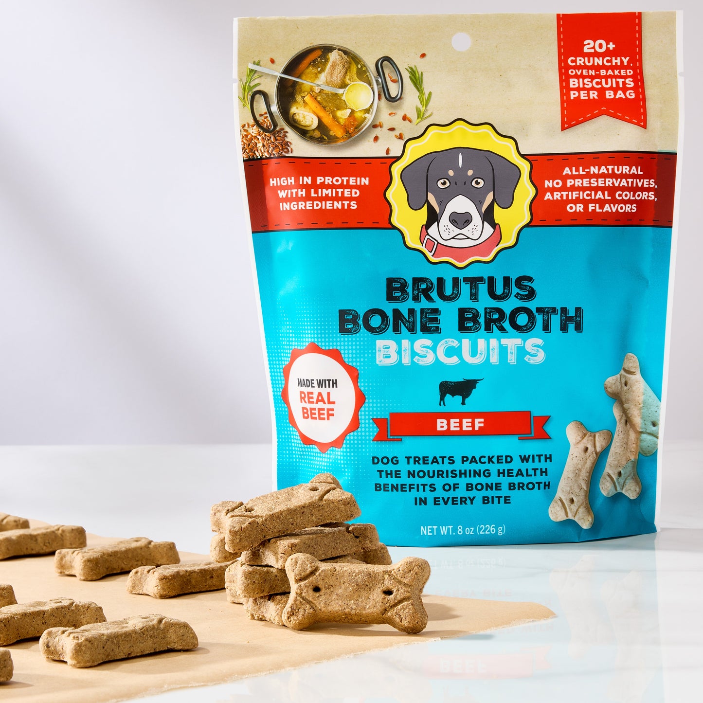 Brutus Broth Biscuits - Beef