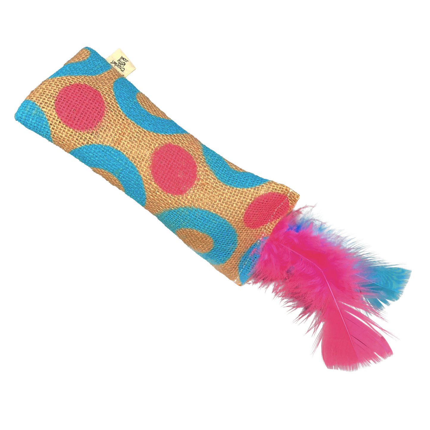 Burlap Crinkle and Catnip Kickin' Stick