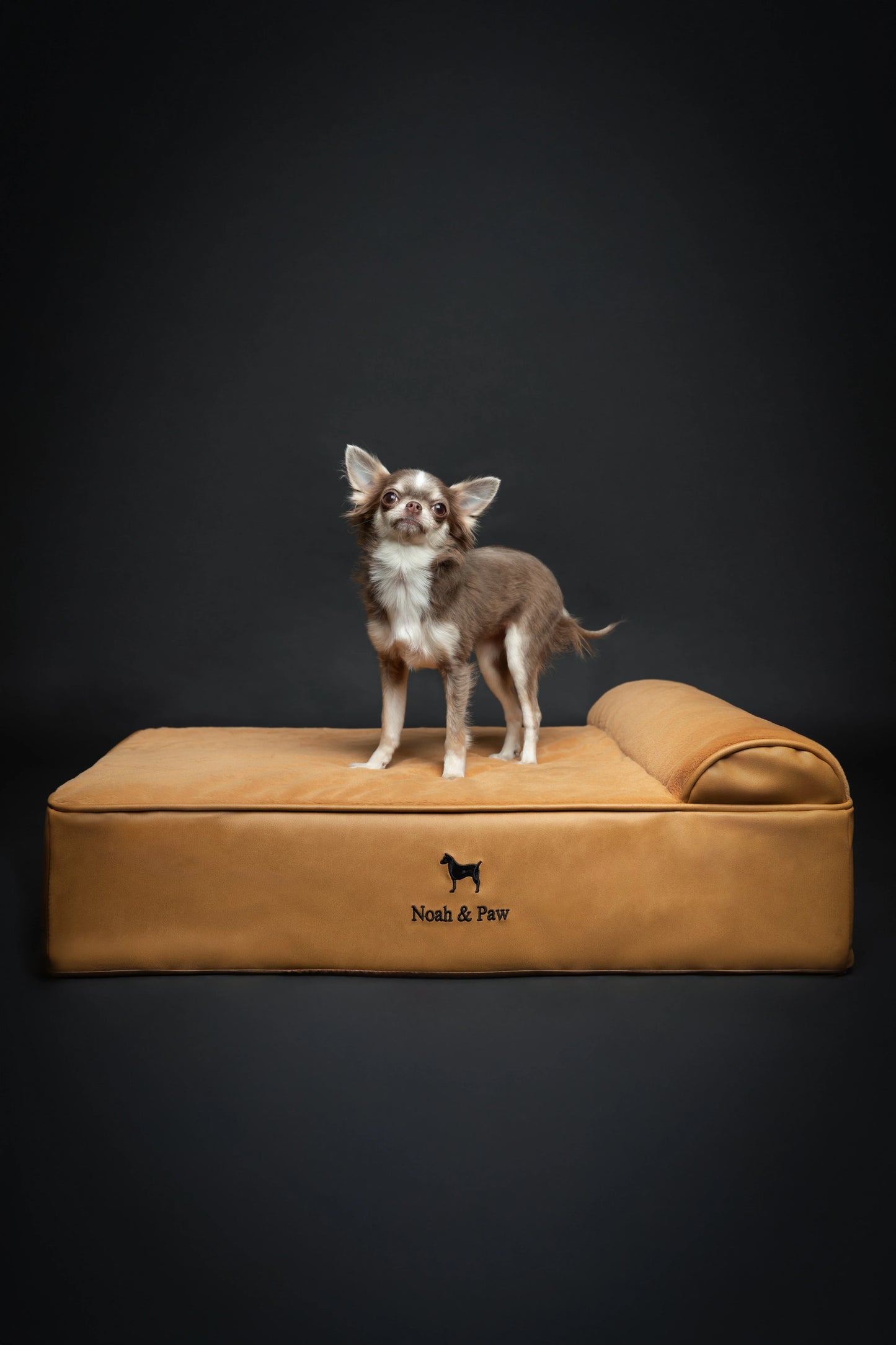 Faux Leather, Orthopedic Pet Bed, Eggshell Memory Foam, Infused with Cooling Gel, Classic Style