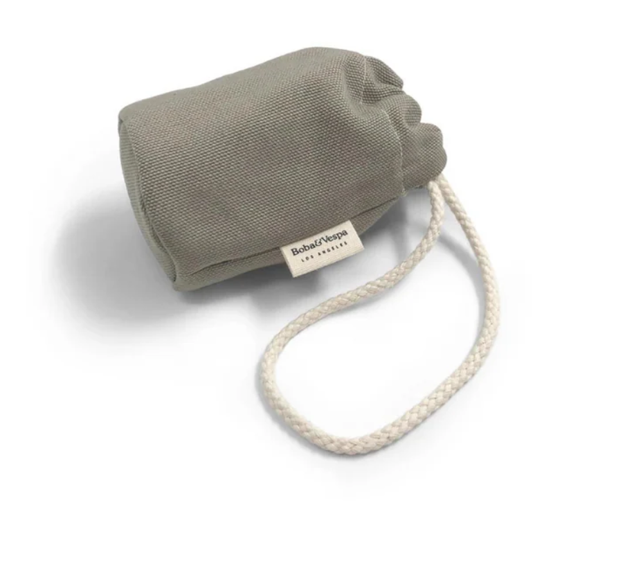 Cloth Dog Poop Bag Holder in Cotton Canvas