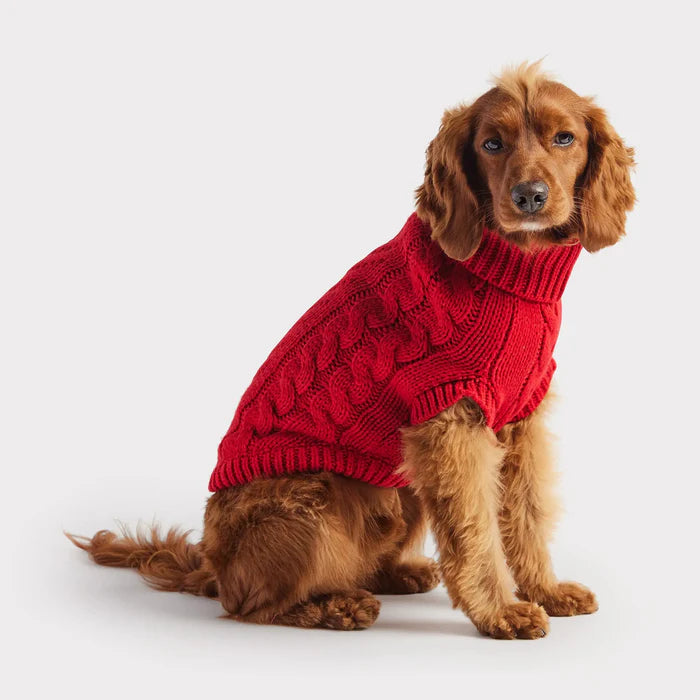 Chalet Dog Sweater | Red