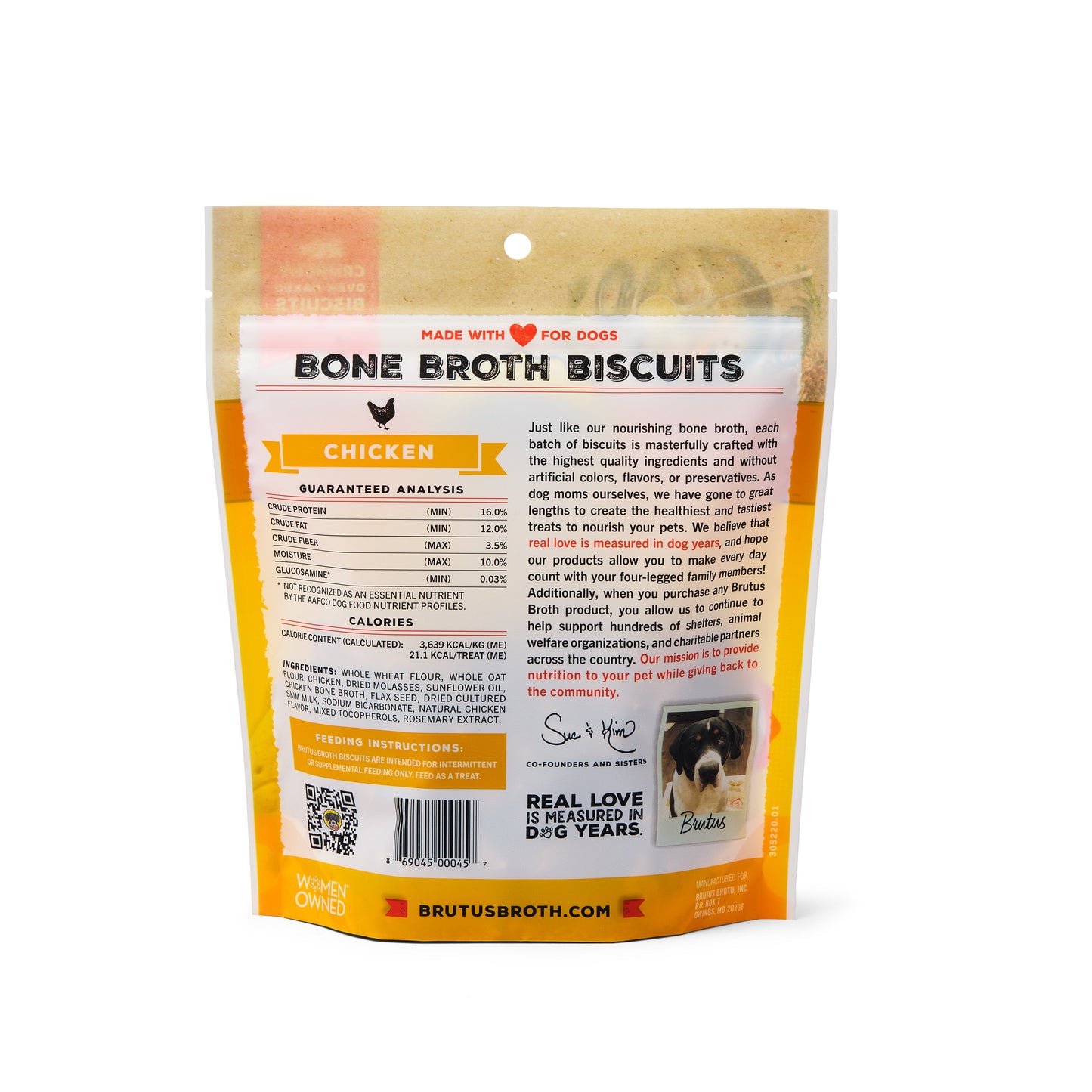 Brutus Broth Biscuits - Chicken