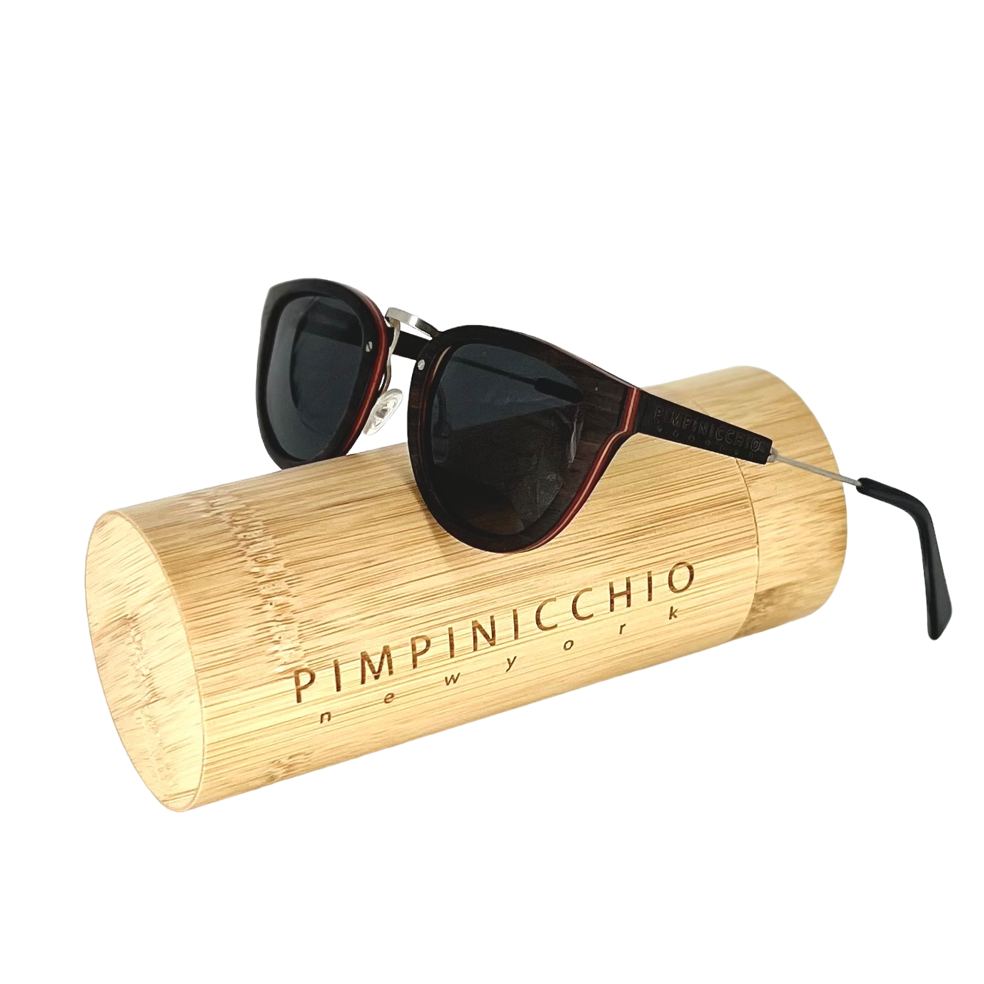 Ebony Wood Sunglasses With Black Lens