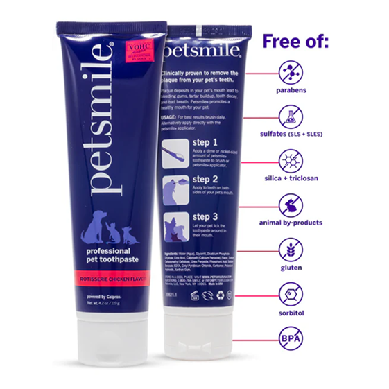 Professional Pet Toothpaste - Rotisserie Chicken Flavor - Large