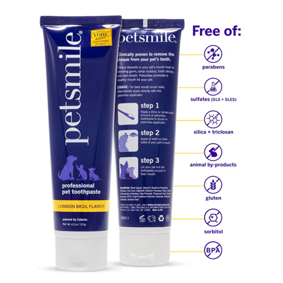 Professional Pet Toothpaste - London Broil Flavor - Large