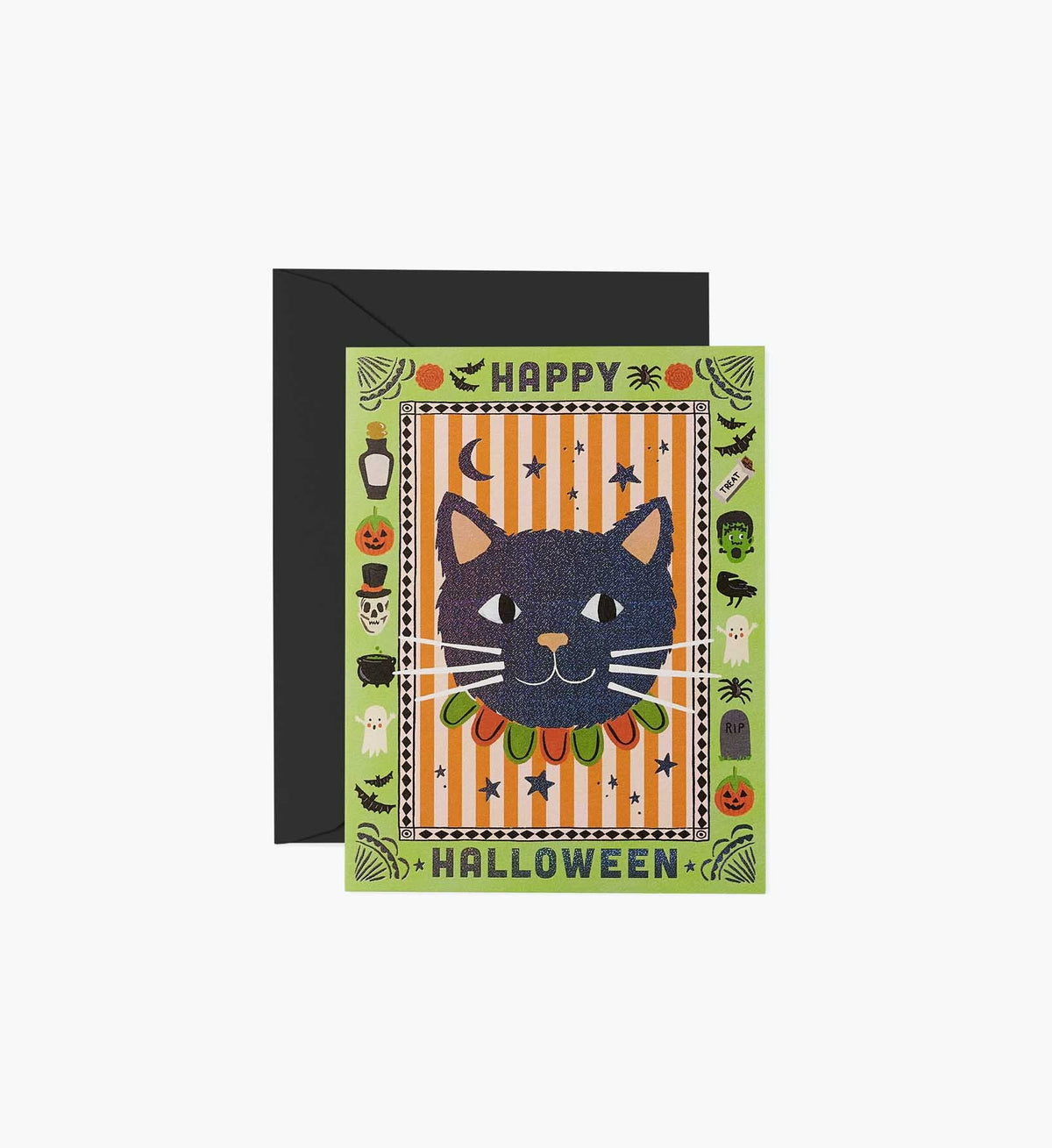 Spooky Cat Halloween Card