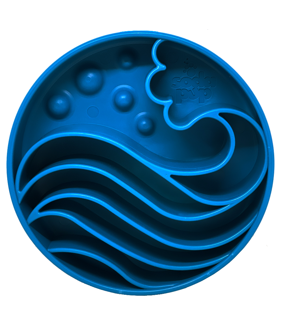 Wave Design eBowl Enrichment Slow Feeder Bowl for Dogs - SodaPup/True Dogs, LLC