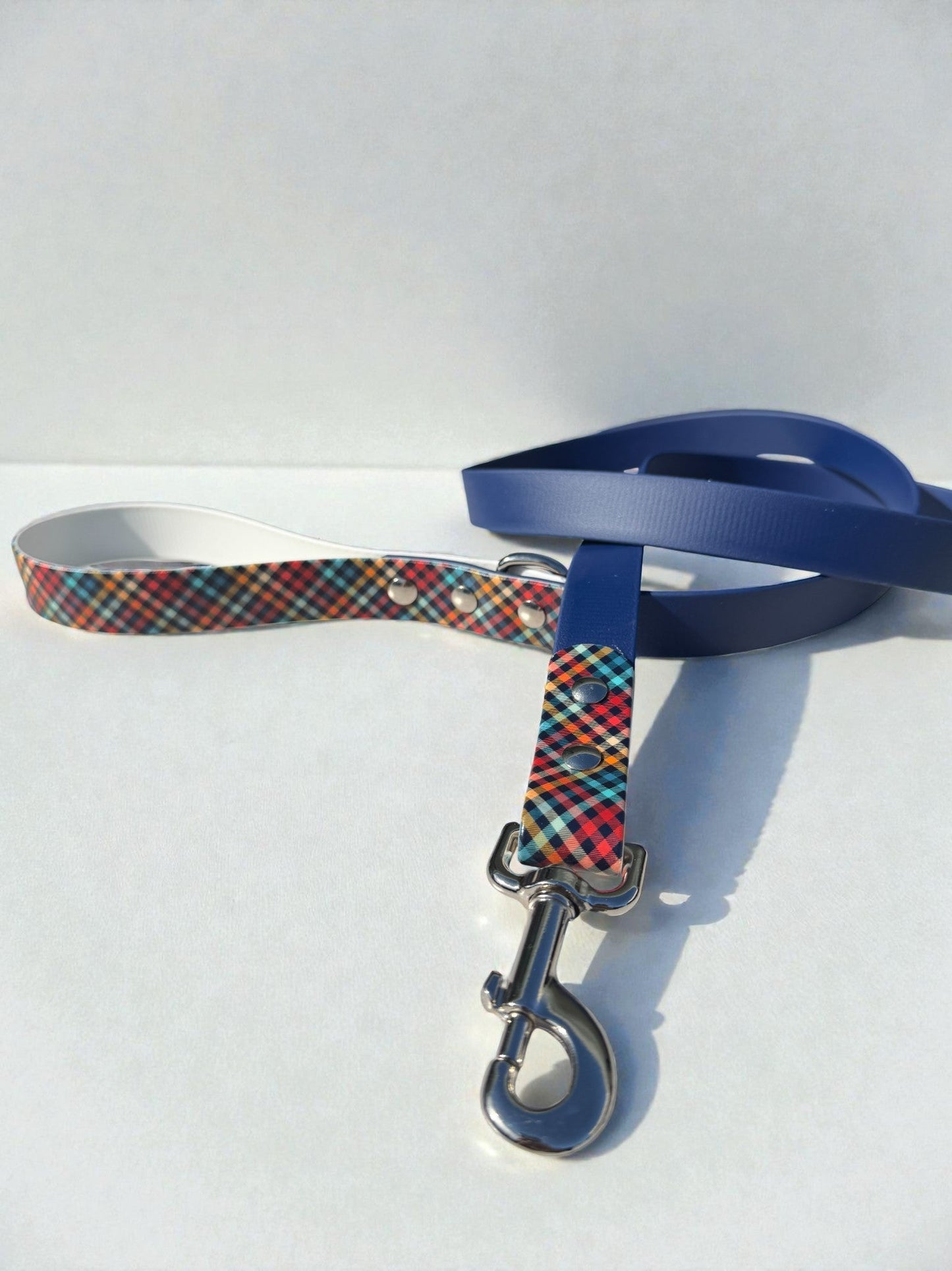 Preppy Plaid Biothane Leash