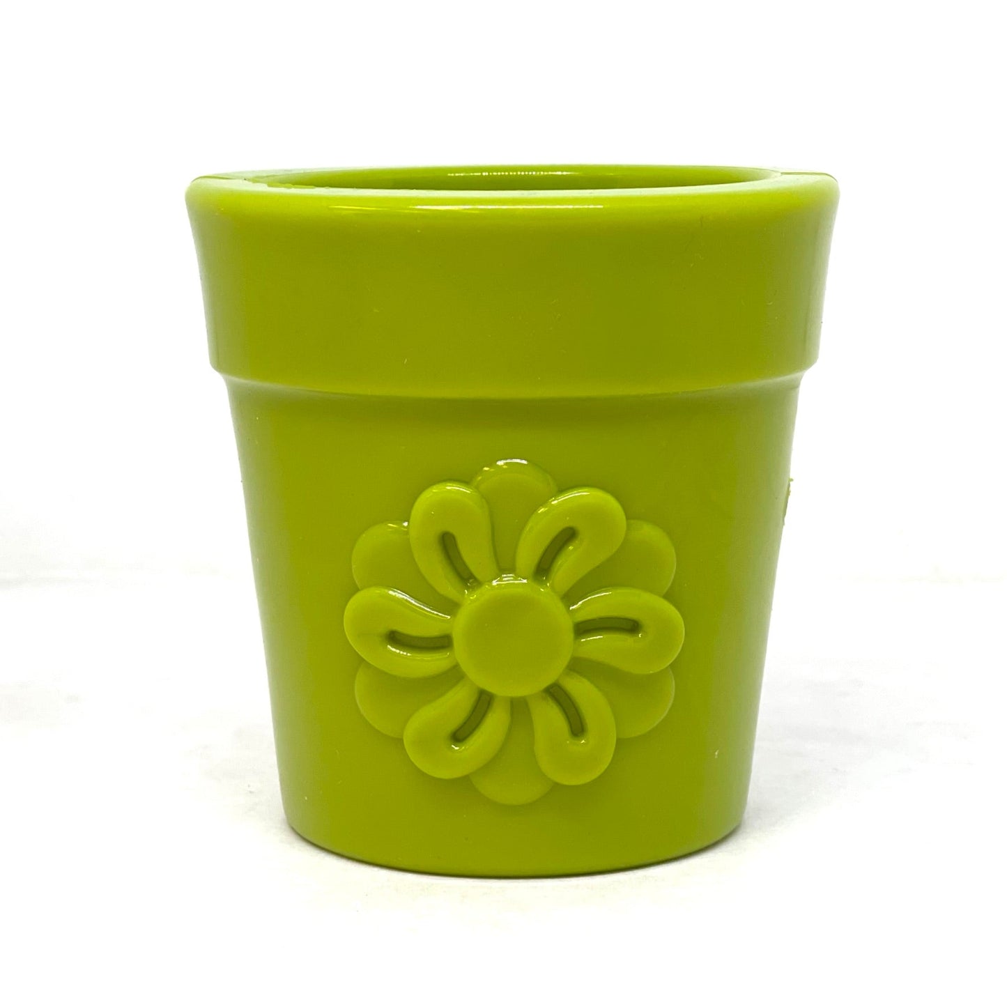 Large Flower Pot Durable PUP-X Rubber eCup Treat Dispenser & Enrichment Toy - SodaPup/True Dogs, LLC