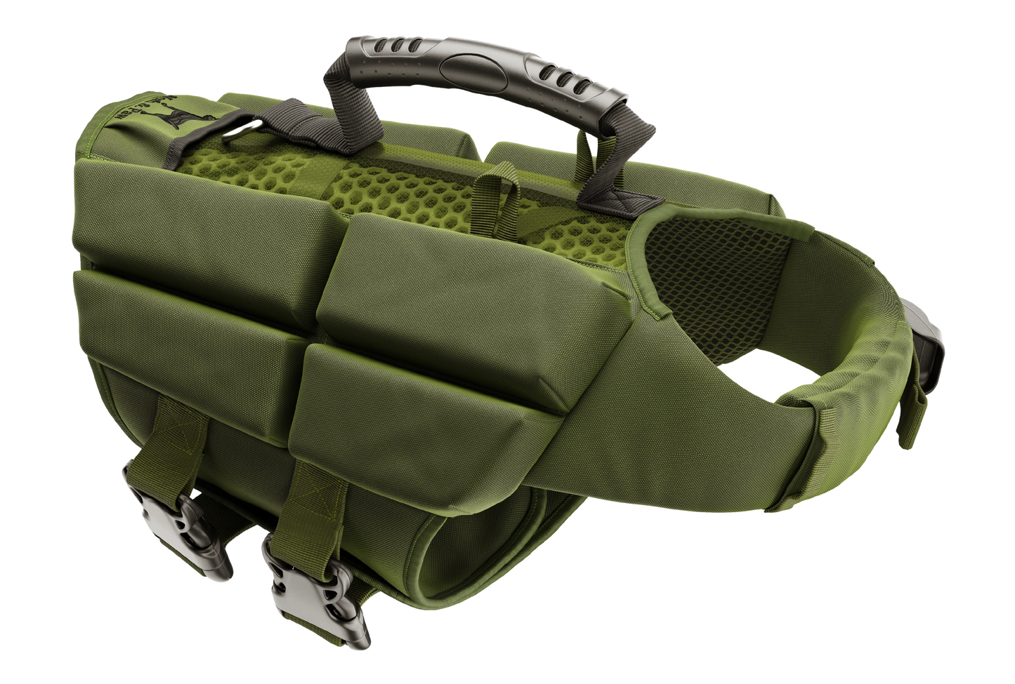 Dog Life Jacket Green x4 cubes foam S