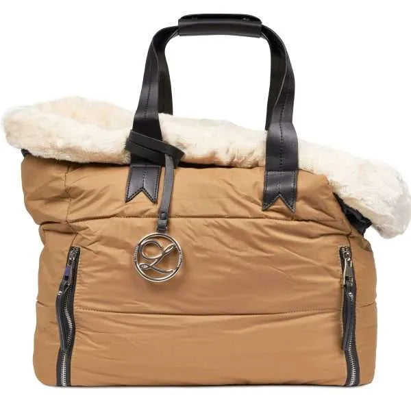 Designer Luxury Dog Carrier | Camel