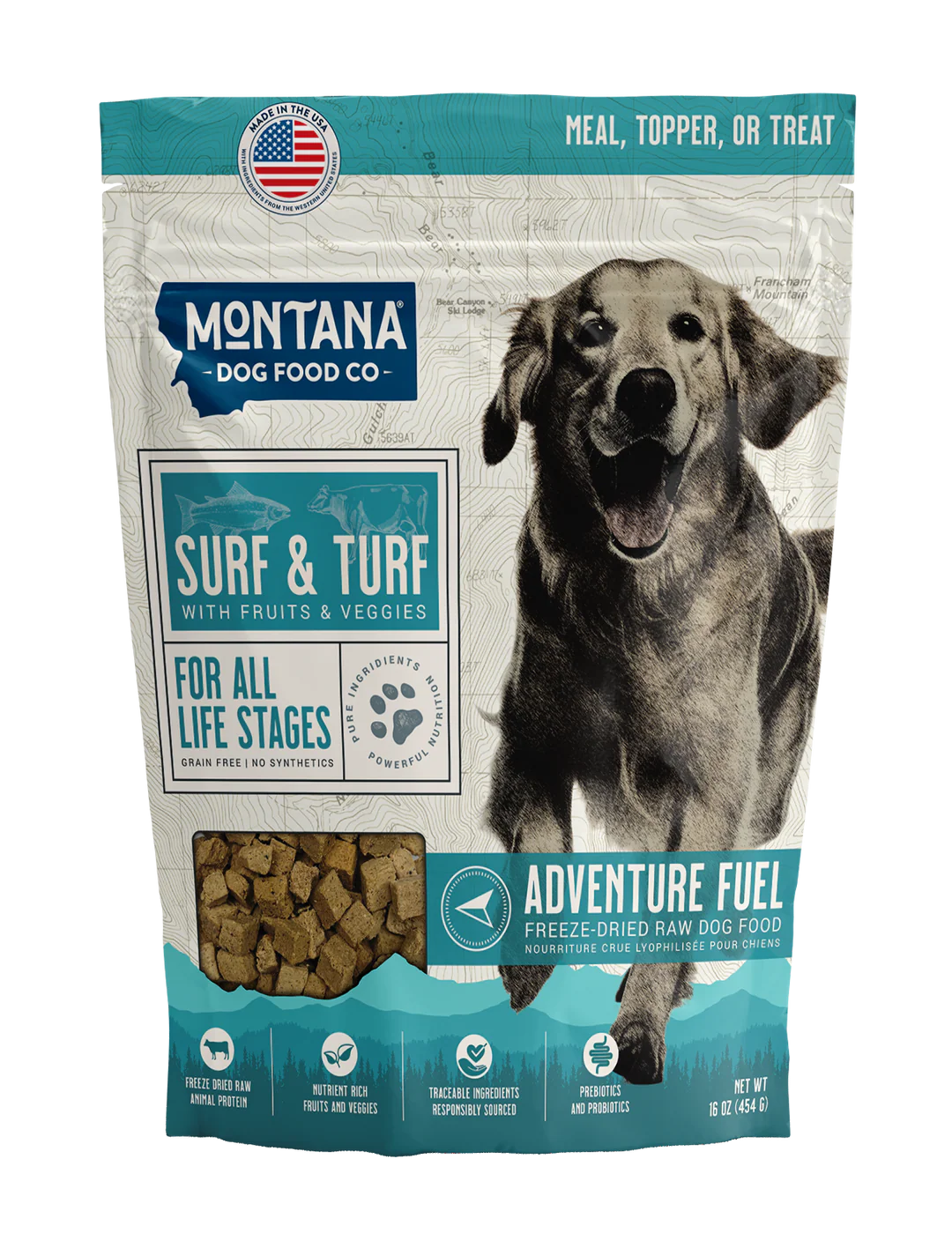 Grain-free Surf & Turf Freeze-dried Raw Adventure Fuel (Dog Food)
