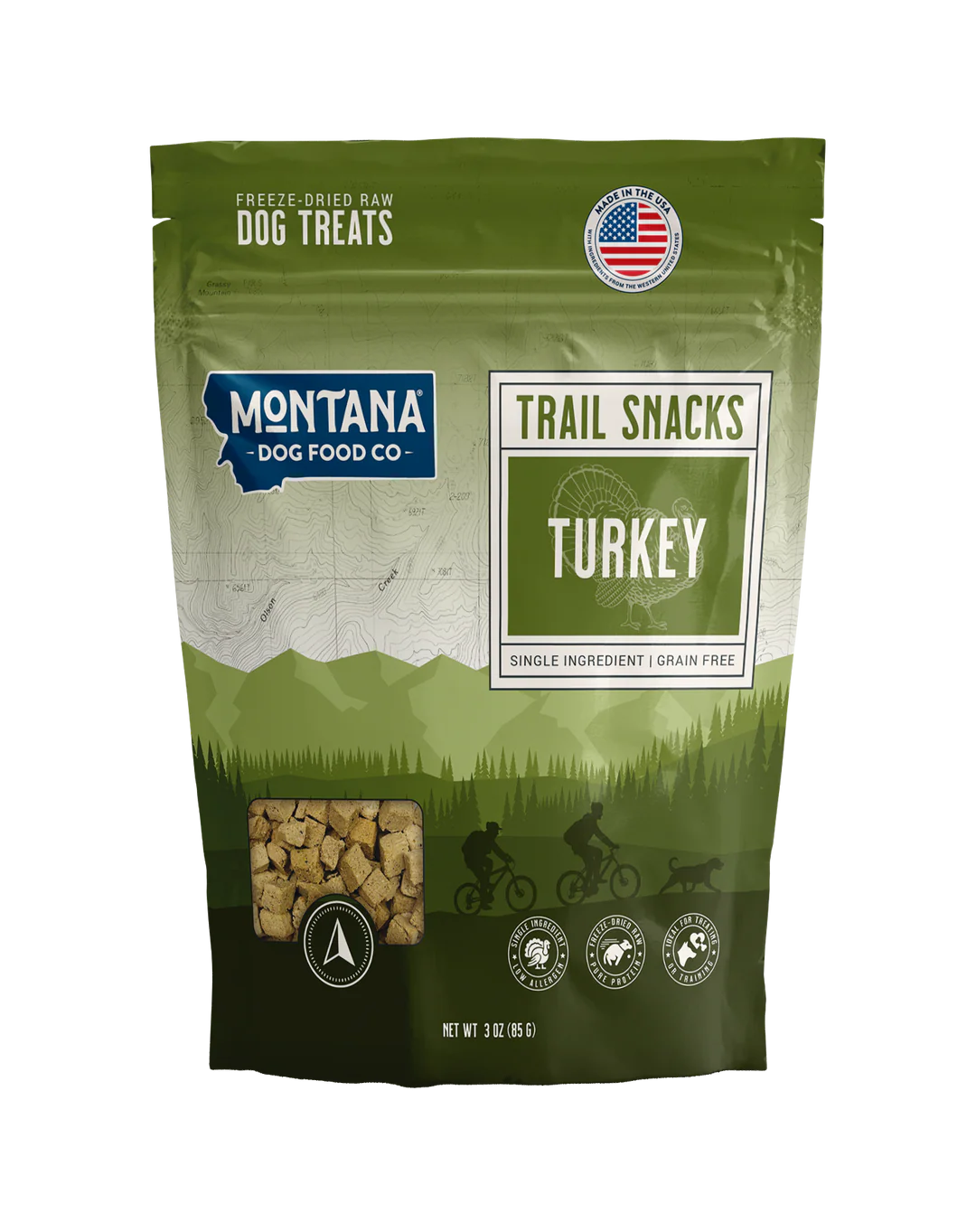 Turkey Liver Freeze-dried Raw Trail Snacks (Treats) for Dogs 3oz