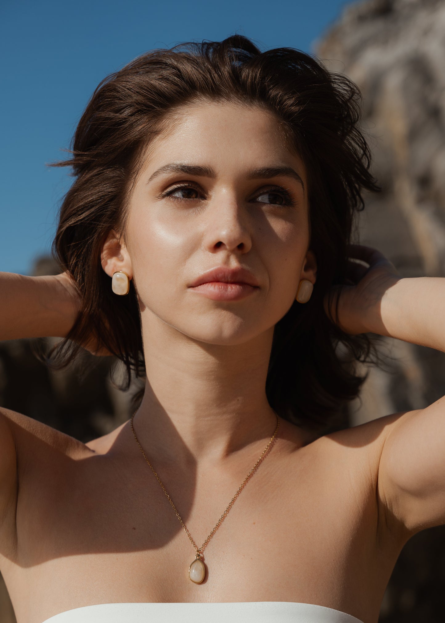 The Serene Statement Earrings