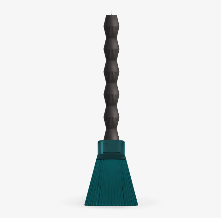 ZAI Charcoal Geo Pillar - Teal