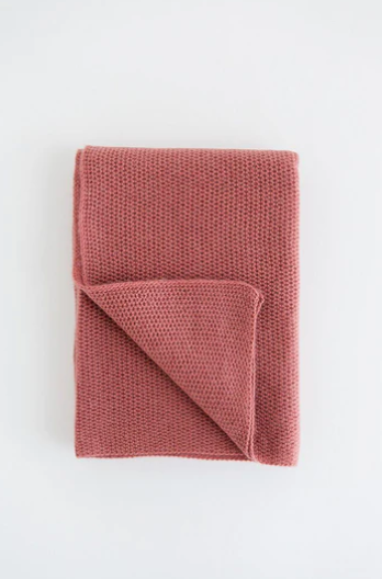Dusty Pink Baby Blanket