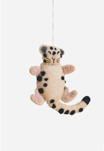 Snow Leopard Ornament
