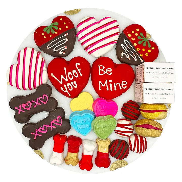 Valentine's Dog Treats Box | Love My Dog Themed Gift Box