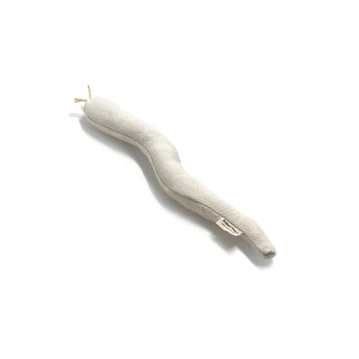 Snake Toy for Cats in Cotton with Buckwheat and Catnip