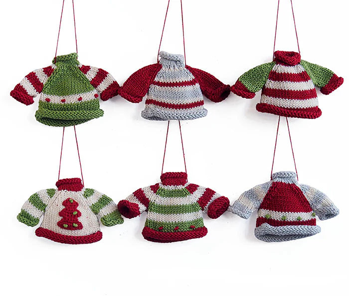 Tiny Sweater Ornaments
