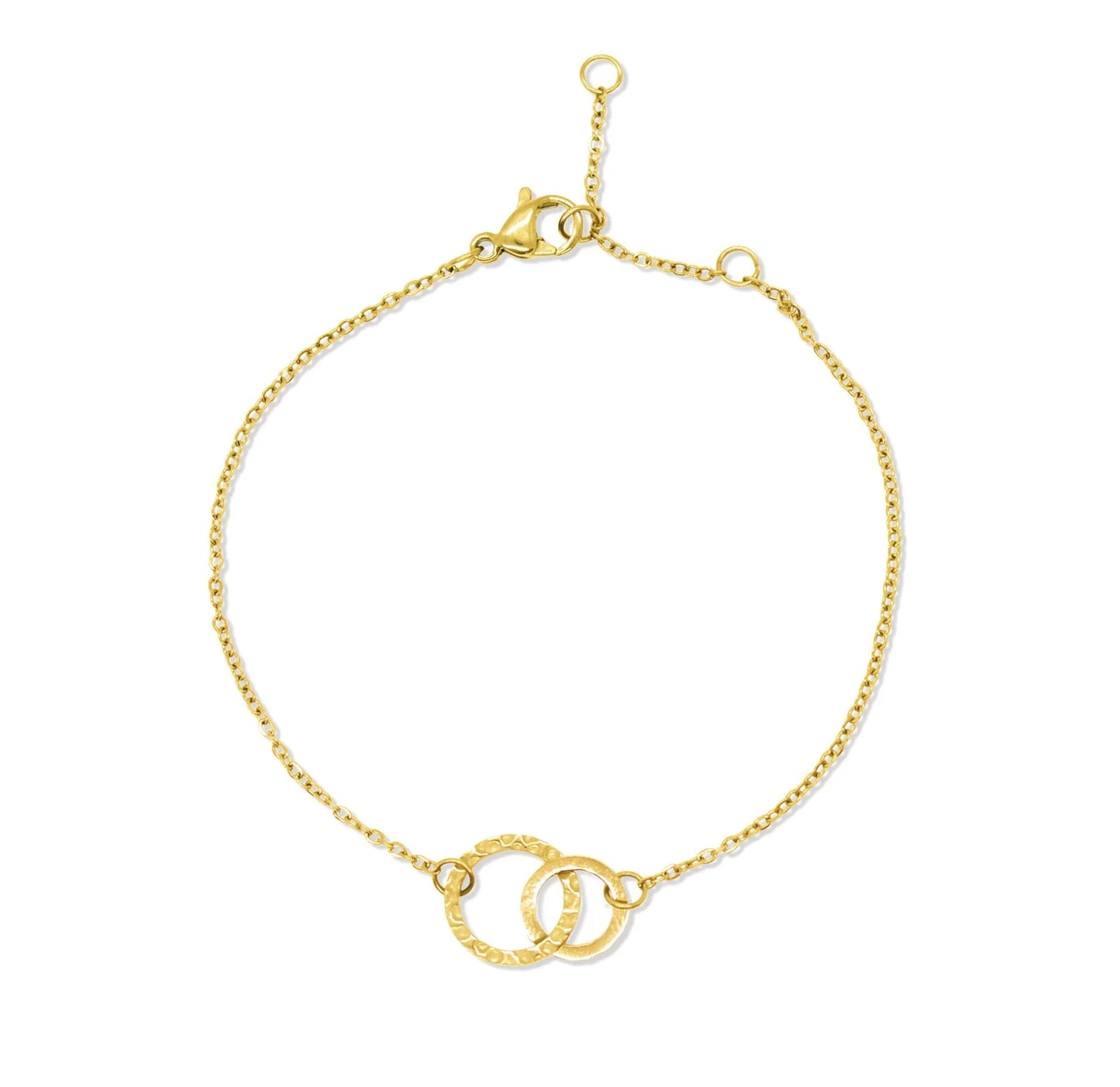 ANTONIA DAINTY GOLD UNITY BRACELET