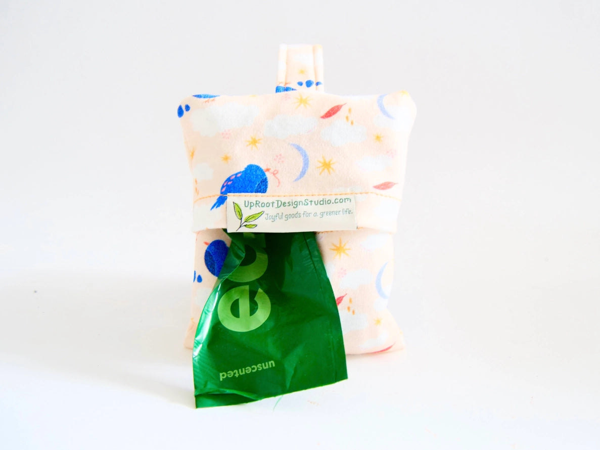Organic Mini Go Pouch or Pet Waste Bag Pouch