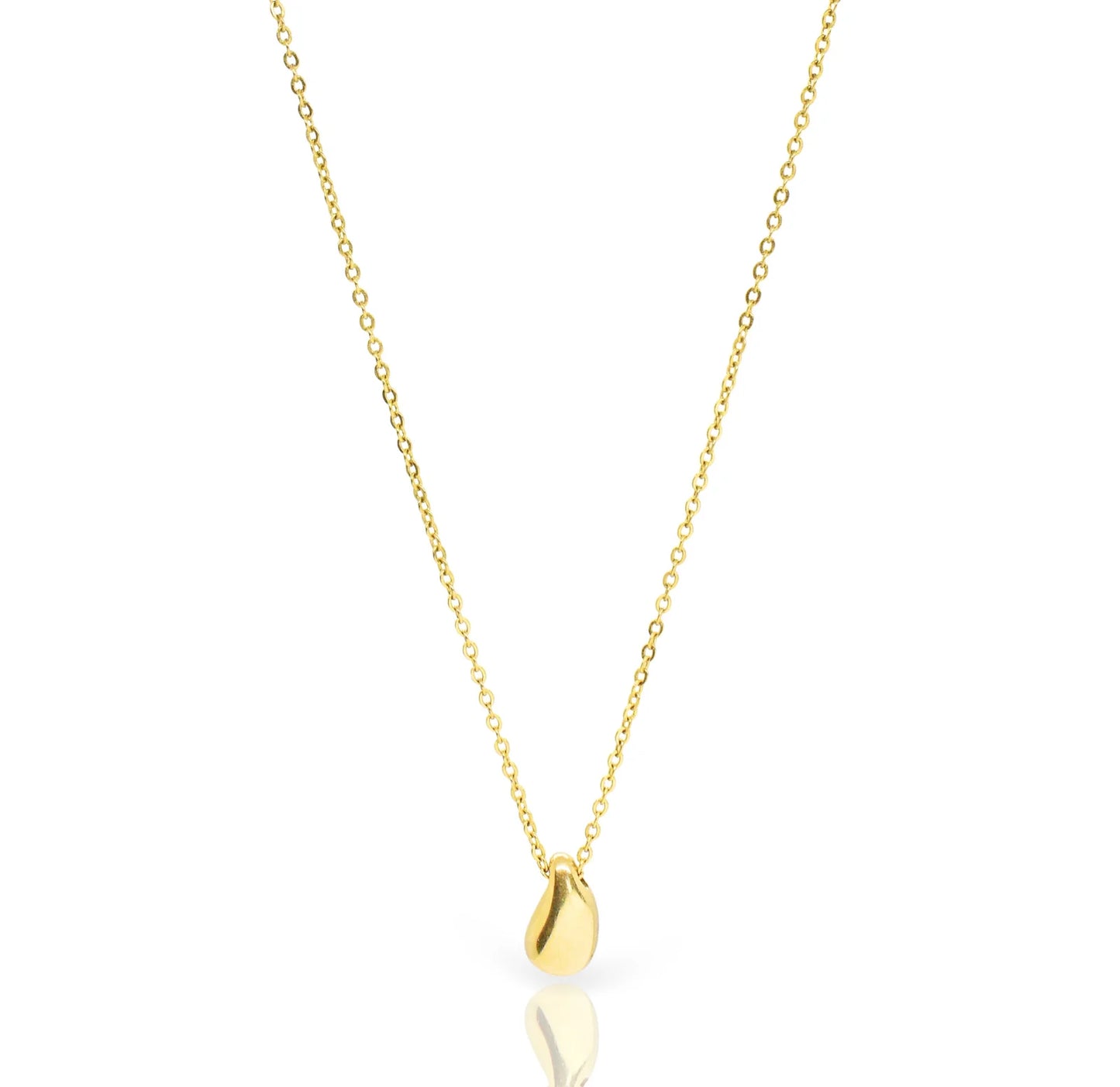 PENELOPE GOLD TEAR DROP PENDANT NECKLACE