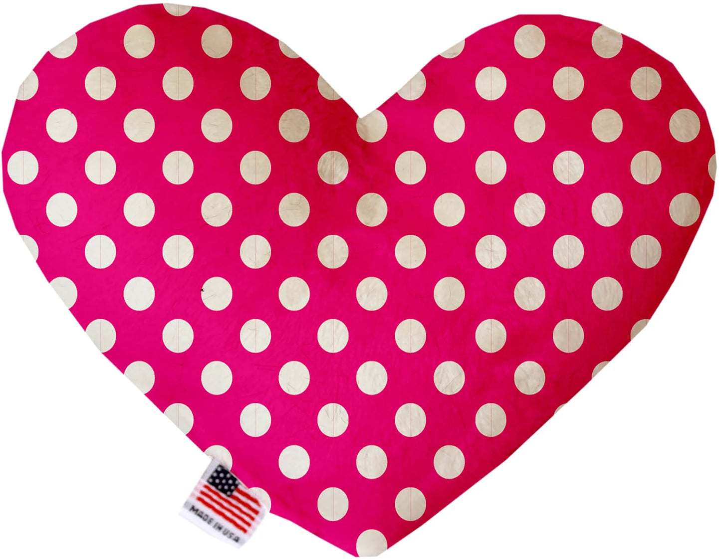 Pet and Dog Plush Heart or Bone Toy, "Valentine's Day Plaids"