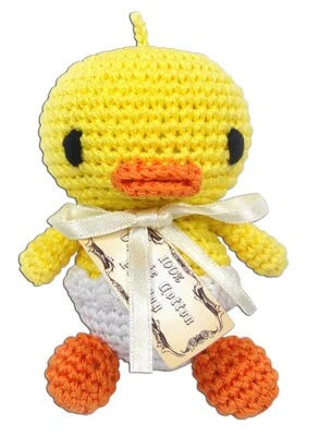 Knit Knacks Organic Cotton Pet & Dog Toys, "Hatch The Baby Duck"
