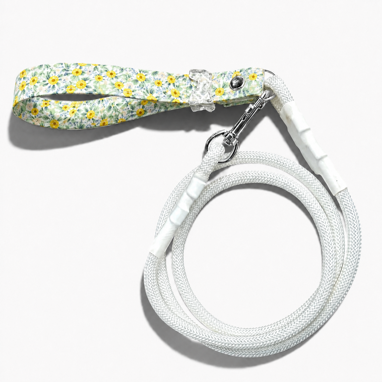 Classic Leash - Yellow Rosebud - hundhaus.dog