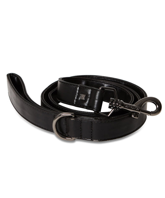 Vegan Leather Leash - Black