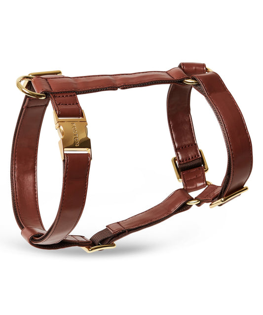 Vegan Leather Harness - Cocoa
